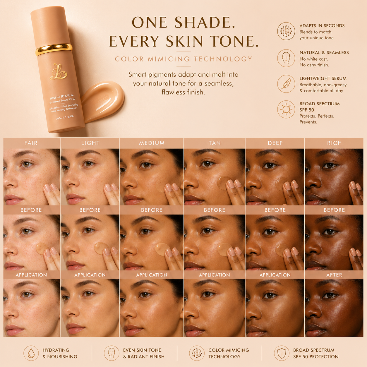 Color Changing Foundation