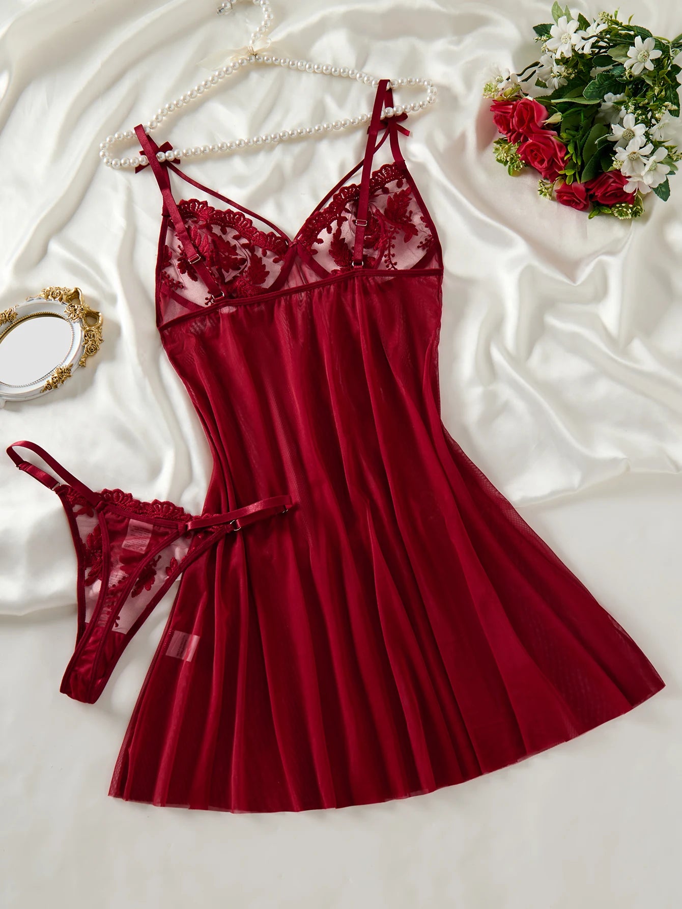 Bordeaux Dream Night Dress